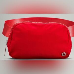 Lululemon Athletica Vibrant Red Belt Bag